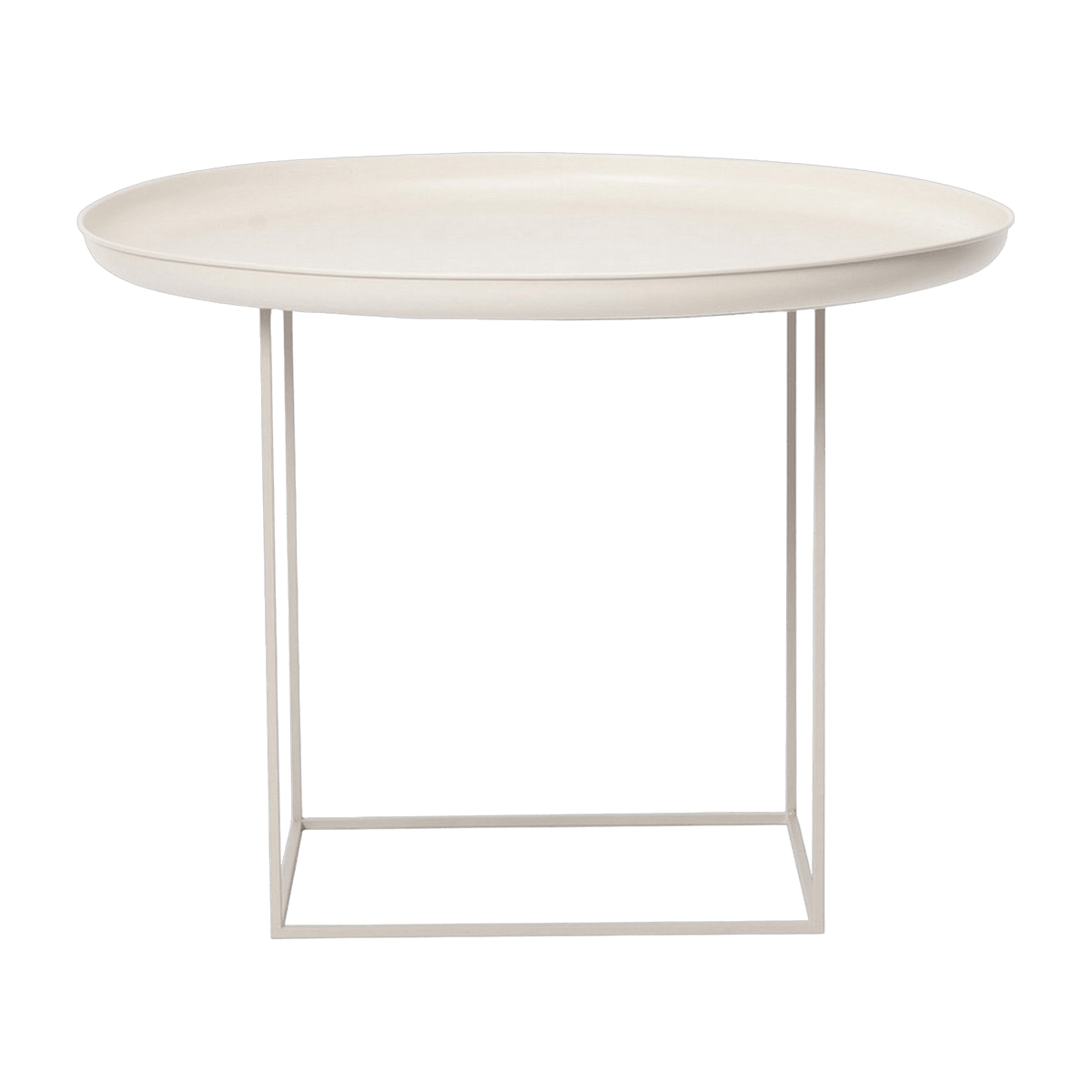 Table basse blanche 70 cm Duke - Norr11 - The Cool Republic