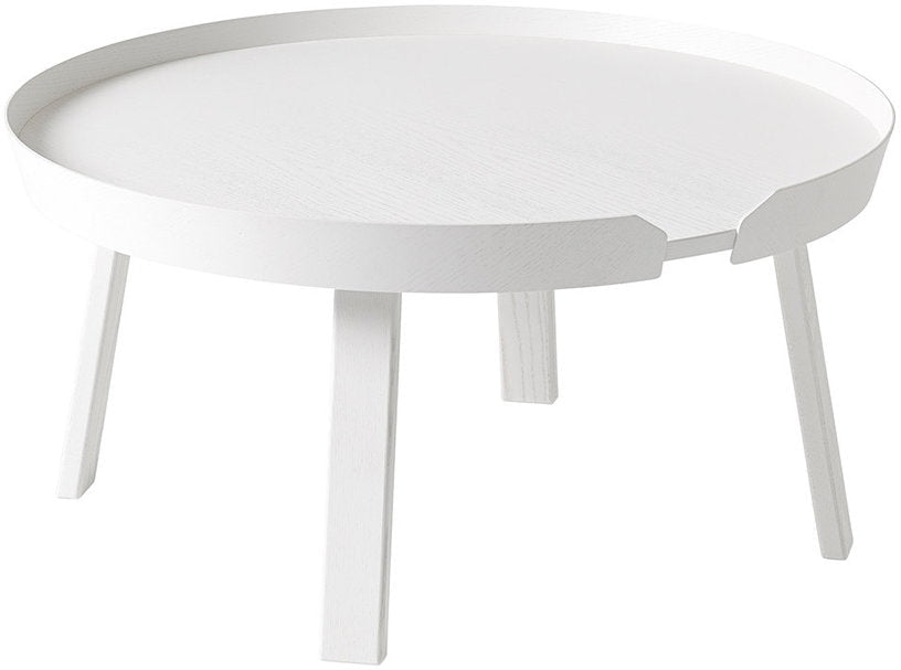 Table basse blanche 72 cm Around - Muuto - The Cool Republic