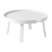 Table basse blanche 72 cm Around - Muuto - The Cool Republic