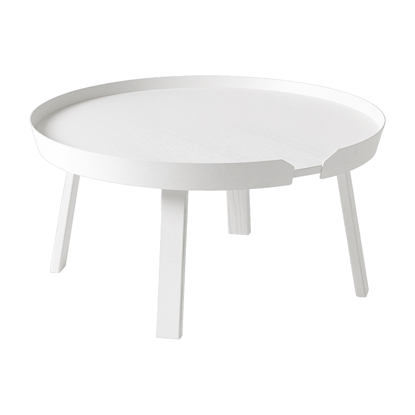 Table basse blanche 72 cm Around - Muuto - The Cool Republic