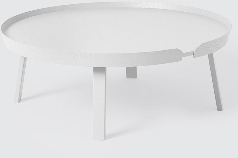 Table basse blanche 95 cm Around - Muuto - The Cool Republic