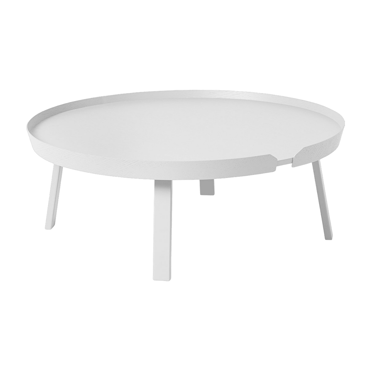 Table basse blanche 95 cm Around - Muuto - The Cool Republic