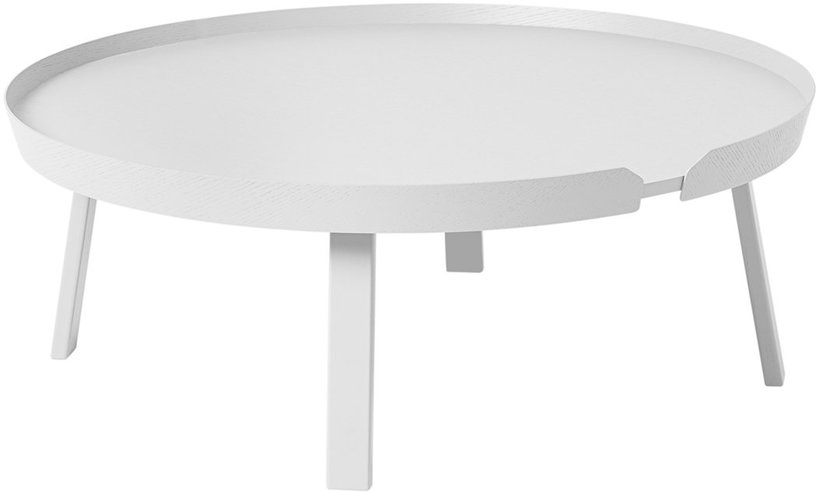 Table basse blanche 95 cm Around - Muuto - The Cool Republic