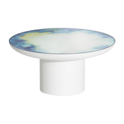 Table basse bleu-jaune 75 cm Francis - Petite Friture - The Cool Republic