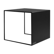 Table basse carré en métal noir 2 Wall - Custom Form - The Cool Republic