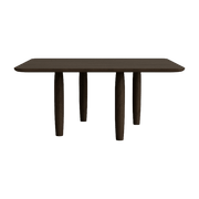 Table basse carrée en chêne fumé 80 x 80 cm Oku - NORR11 - The Cool Republic