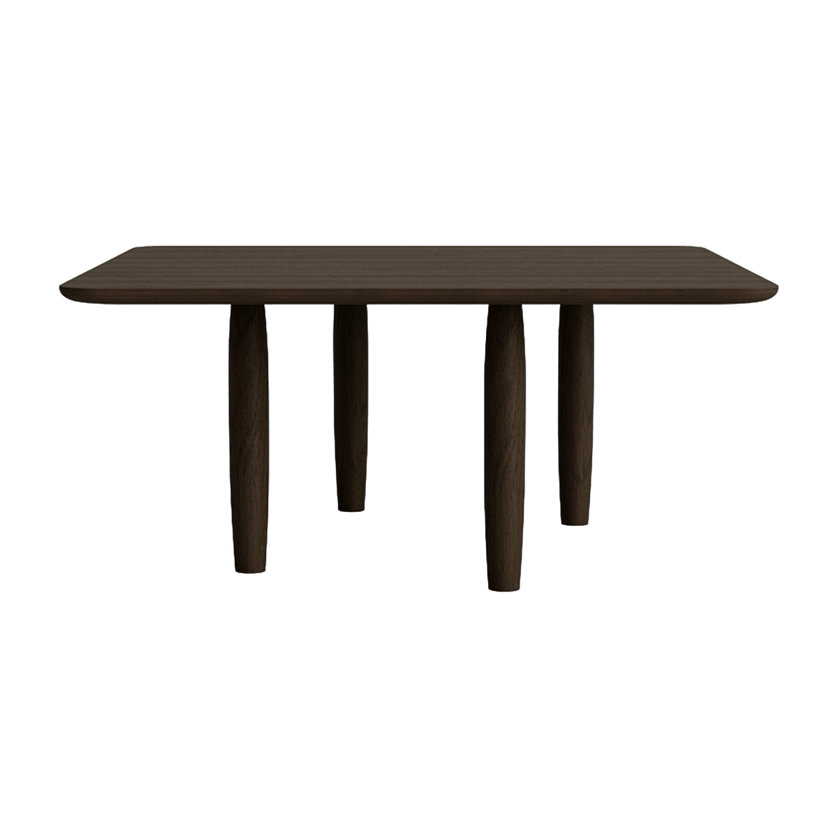 Table basse carrée en chêne fumé 80 x 80 cm Oku - NORR11 - The Cool Republic