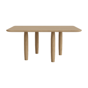 Table basse carrée en chêne naturel 80 x 80 cm Oku - NORR11 - The Cool Republic