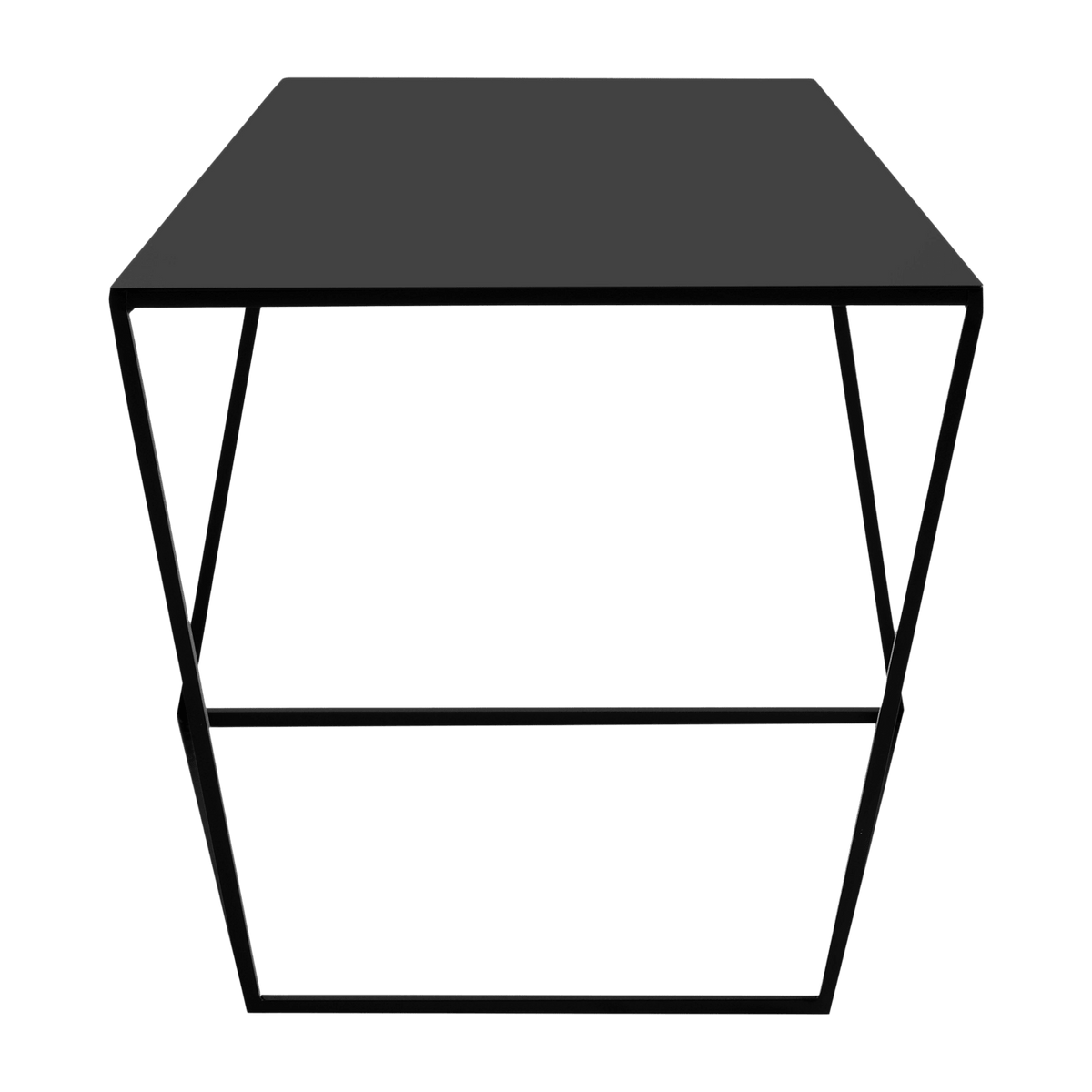 Table basse carrée en métal noir Zak - Custom Form - The Cool Republic