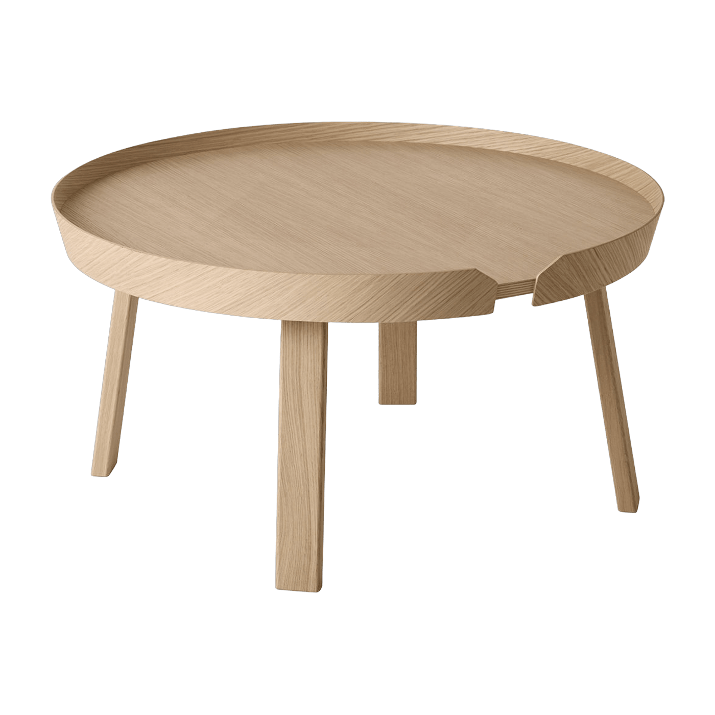 Table basse chêne 72 cm Around - Muuto - The Cool Republic