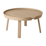 Table basse chêne 72 cm Around - Muuto - The Cool Republic