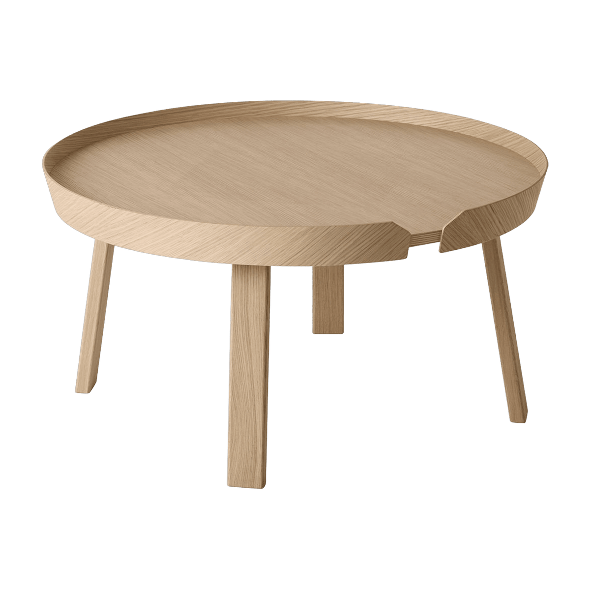 Table basse chêne 72 cm Around - Muuto - The Cool Republic