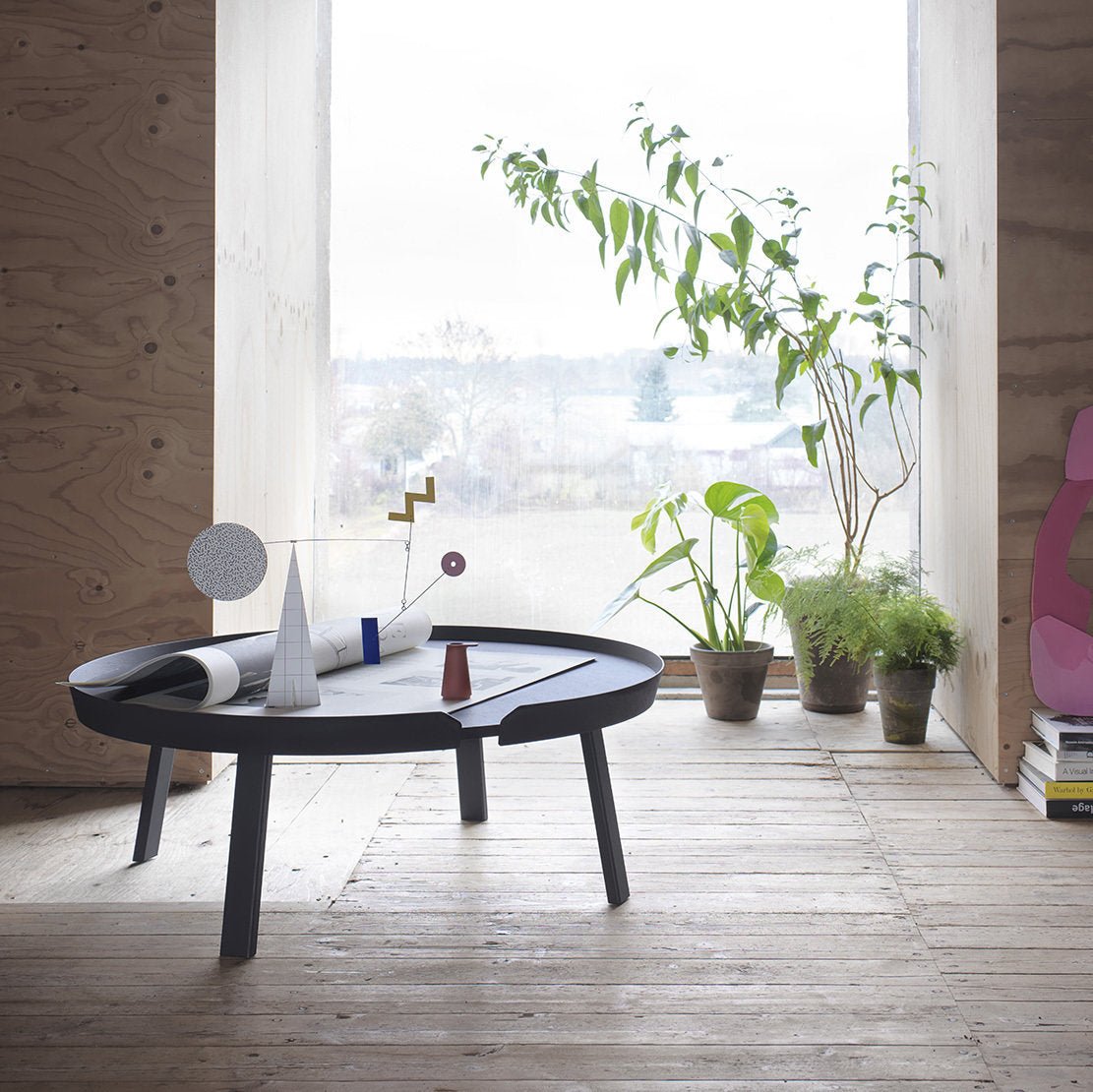 Table basse chêne 72 cm Around - Muuto - The Cool Republic