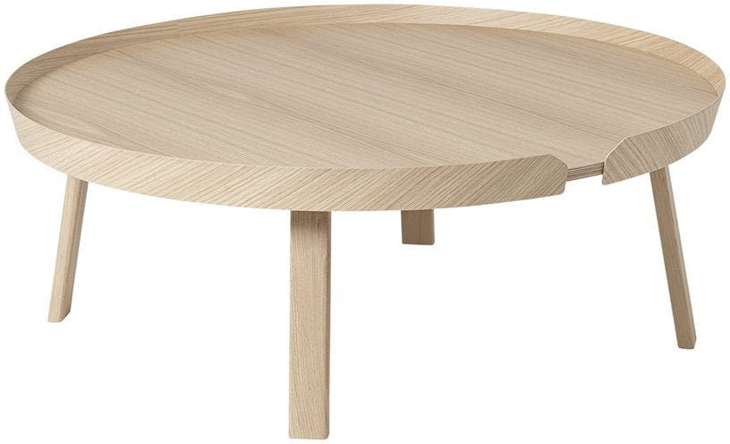 Table basse chêne 95 cm Around - Muuto - The Cool Republic