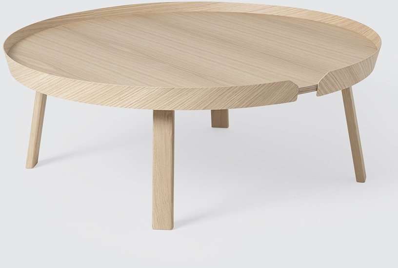 Table basse chêne 95 cm Around - Muuto - The Cool Republic