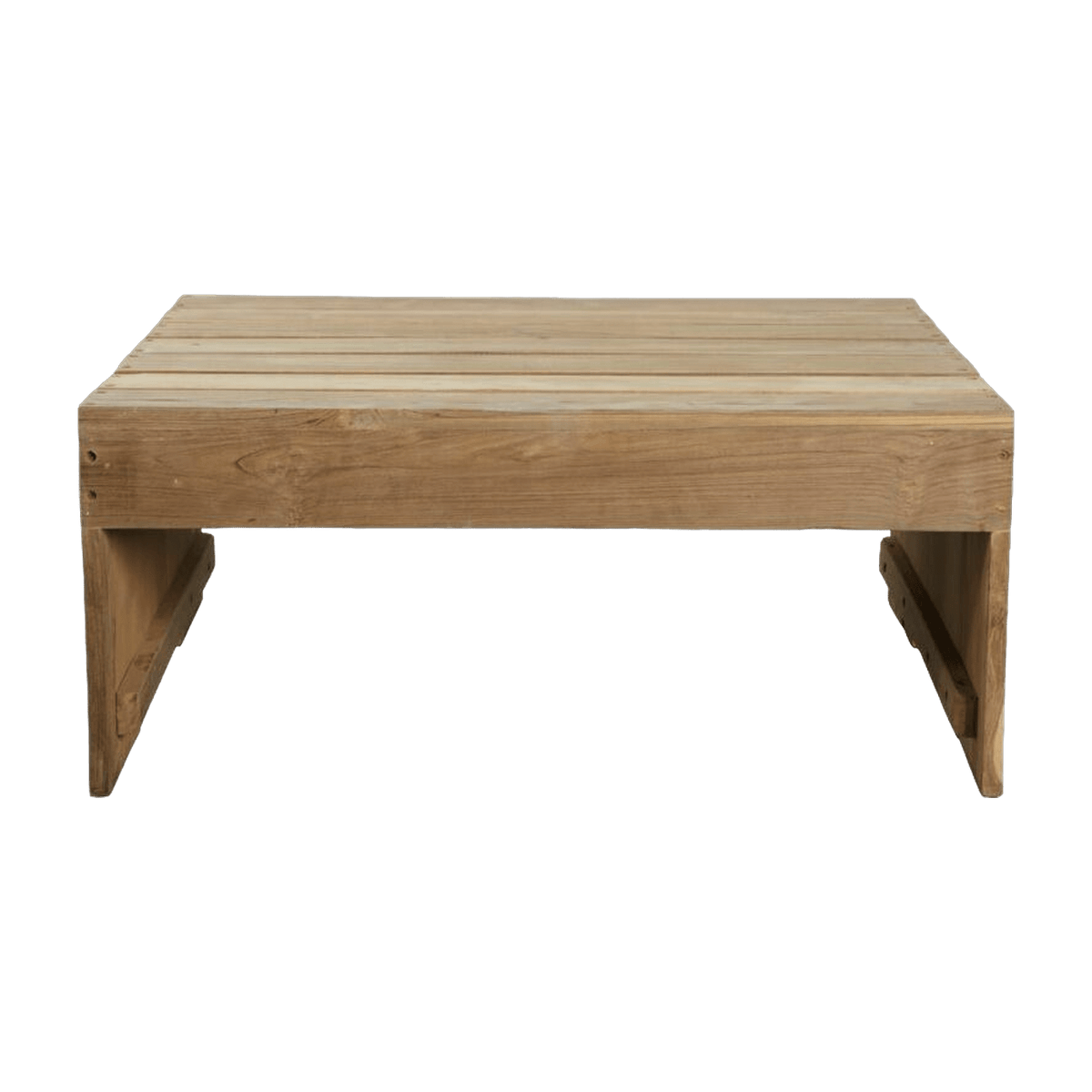 Woodie teak square jardi coffee table - House Doctor - The Cool Republic