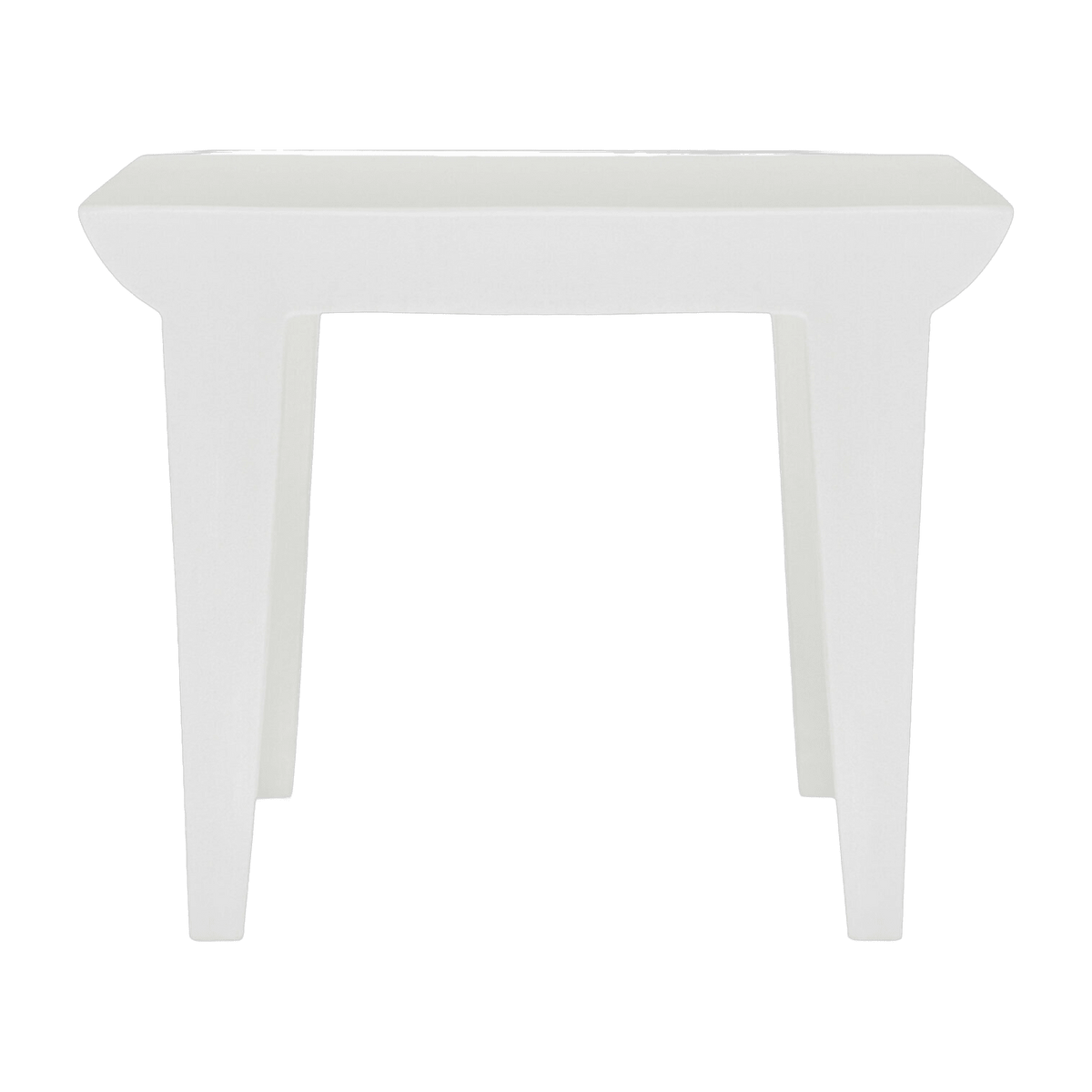Table basse de jardin carrée blanche Bubble Club - Kartell - The Cool Republic