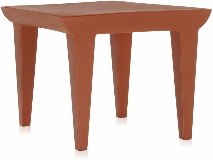 Table basse de jardin carrée terracotta Bubble Club - Kartell - The Cool Republic