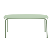 Table basse de jardin en acier vert 38 cm Hiray - Kartell - The Cool Republic