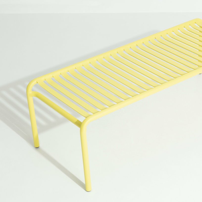 Table basse de jardin jaune 127 cm Week end - Petite friture - The Cool Republic