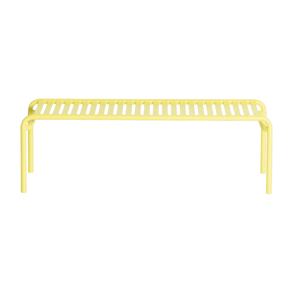 Table basse de jardin jaune 127 cm Week end - Petite friture - The Cool Republic