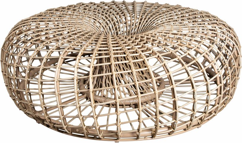 Table basse de jardin naturel en cannage Nest - Cane - Line - The Cool Republic