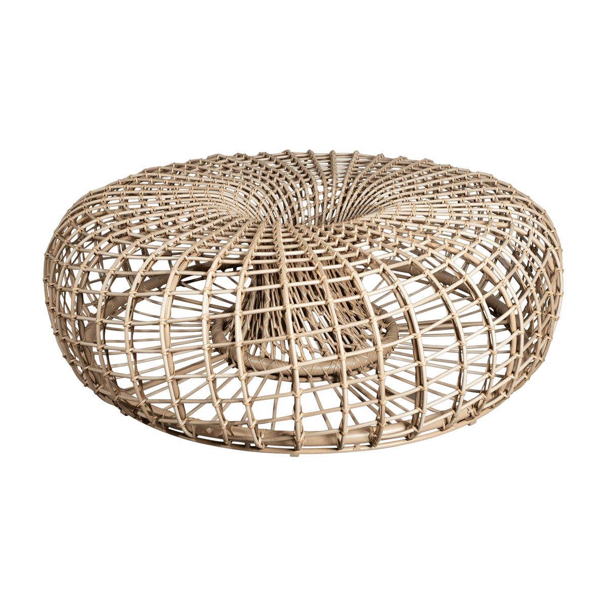 Table basse de jardin naturel en cannage Nest - Cane-Line - The Cool Republic