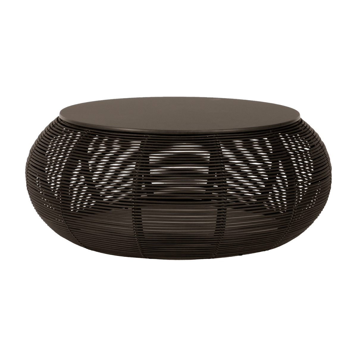 Table basse d'extérieur D93 cm noir Ivo - Vincent Sheppard - The Cool Republic