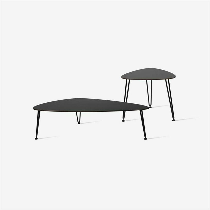 Table basse d'extérieur en métal noir Rozy - Vincent Sheppard - The Cool Republic