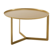 Table Basse dorée Round 2 - Meme Design - The Cool Republic