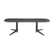 Table basse effet marbre noir 180x90 Multiplo - Kartell - The Cool Republic