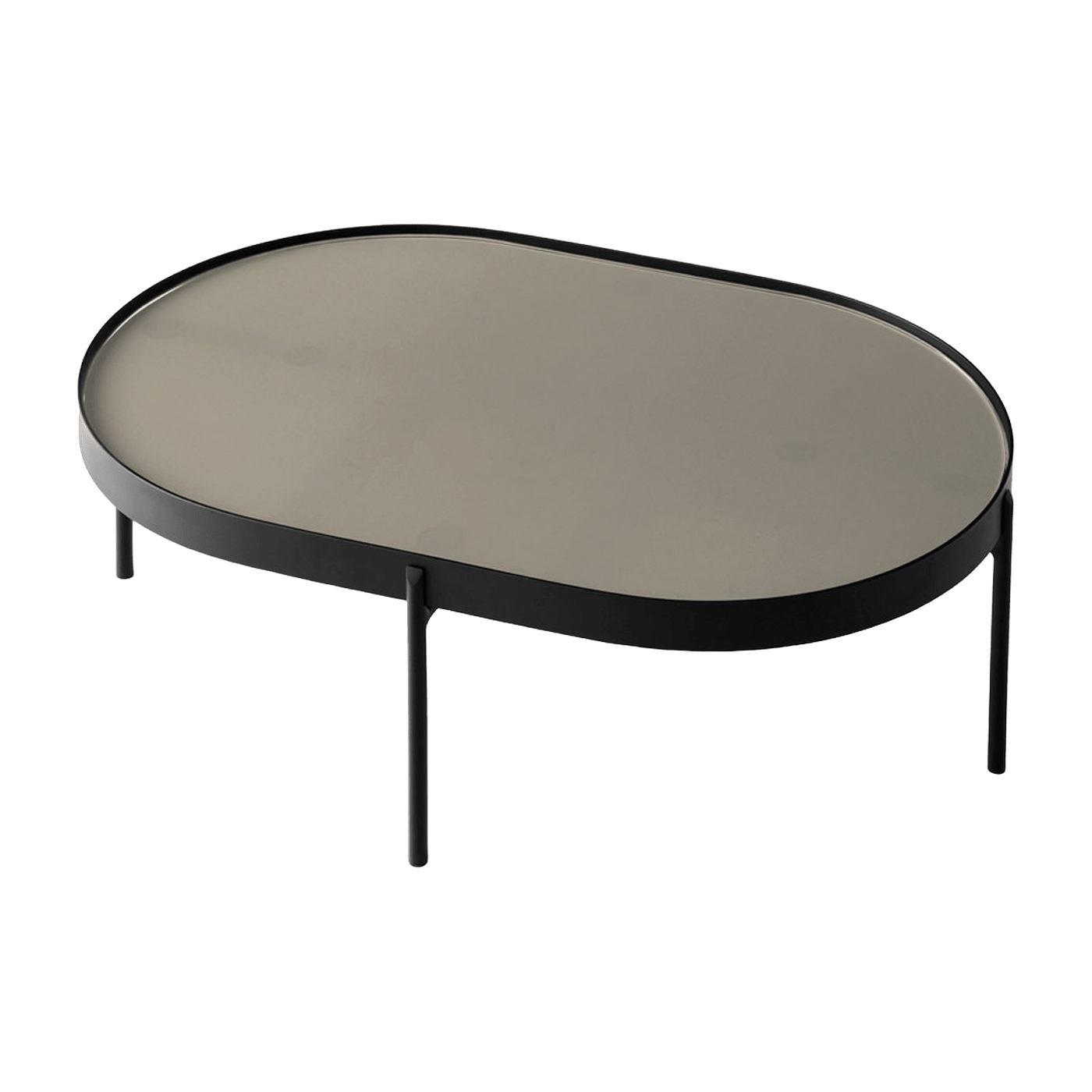 Table basse en acier beige 75 cm NoNo - Audo - The Cool Republic