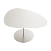 Table basse en acier blanc Galet n°2 - Matière Grise - The Cool Republic