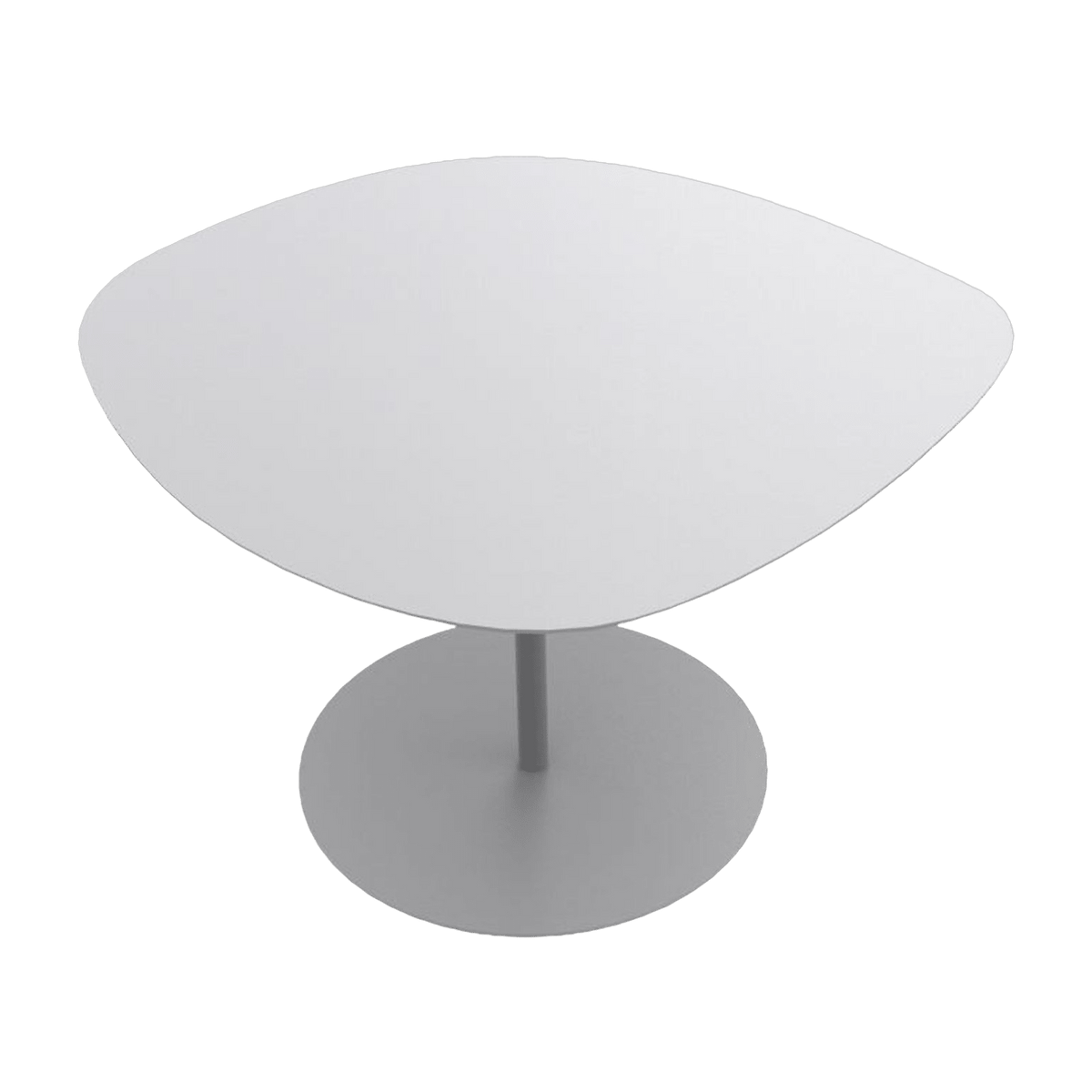 Table basse en acier blanche Galet n°1 - Matière Grise - The Cool Republic