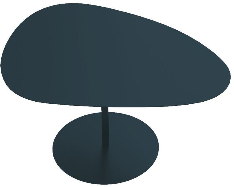 Table basse en acier bleu canard Galet n°2 - Matière Grise - The Cool Republic