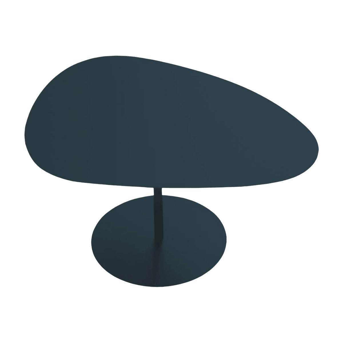 Table basse en acier bleu canard Galet n°2 - Matière Grise - The Cool Republic