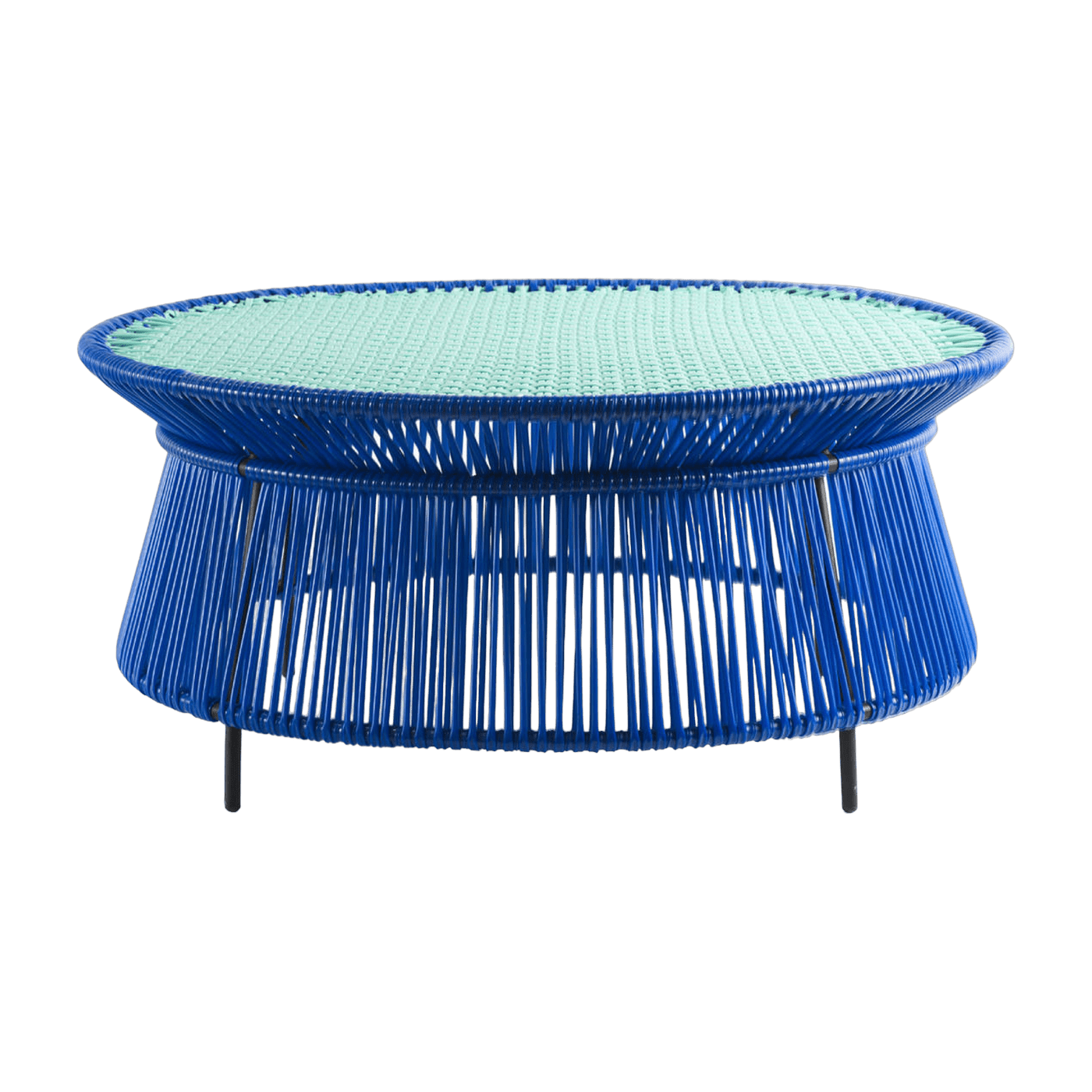 Table basse en acier bleu Caribe - Ames - The Cool Republic