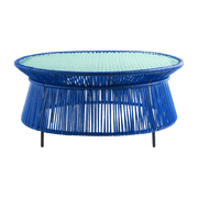 Table basse en acier bleu Caribe - Ames - The Cool Republic
