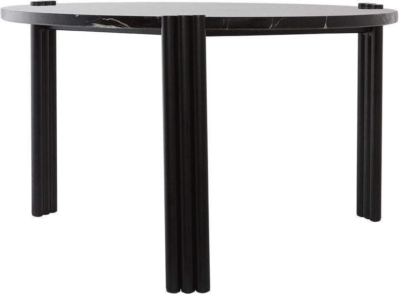 Table basse en acier et marbre noir 35 x 60 cm Tribus - AYTM - The Cool Republic