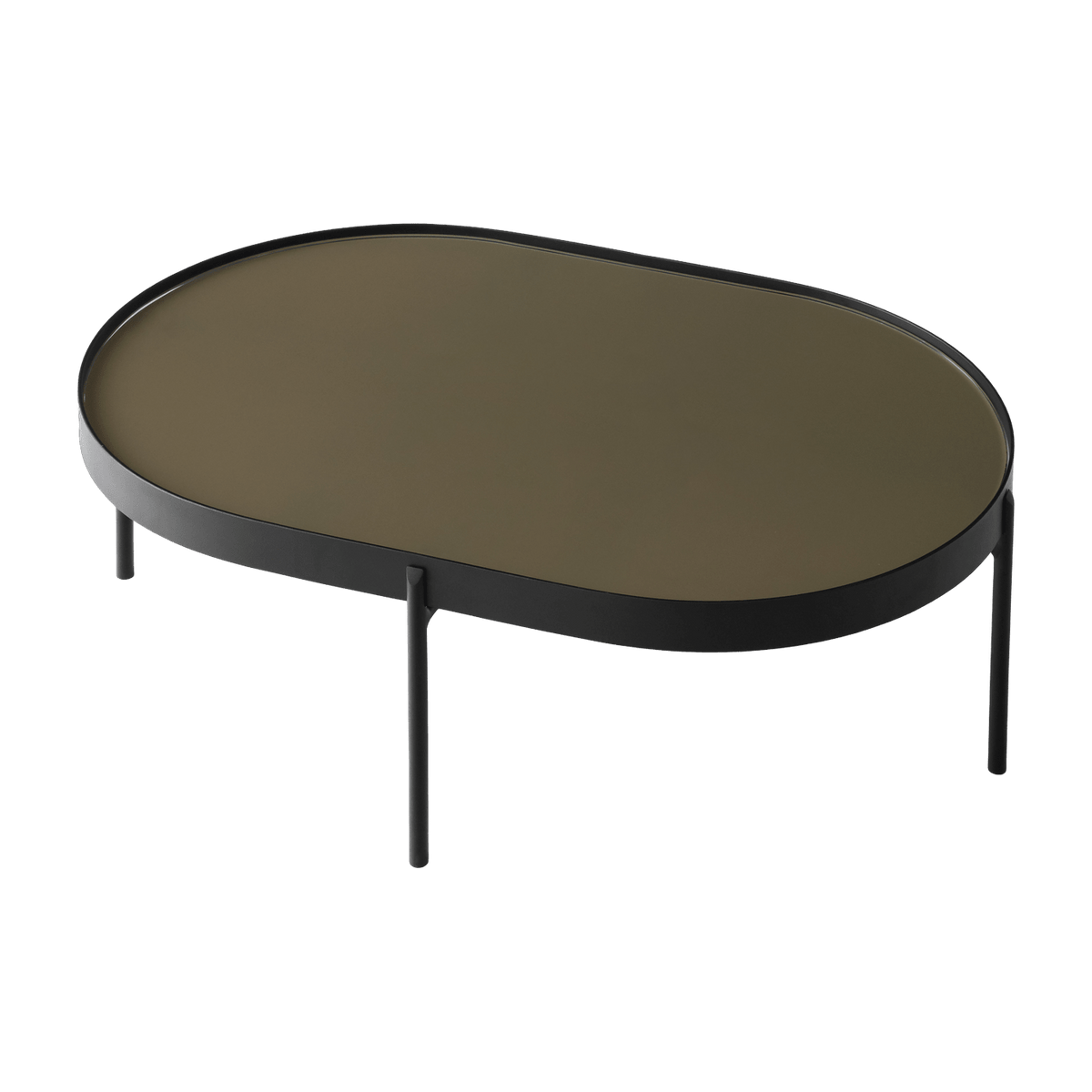 Table basse en acier marron 96 cm NoNo - Audo - The Cool Republic