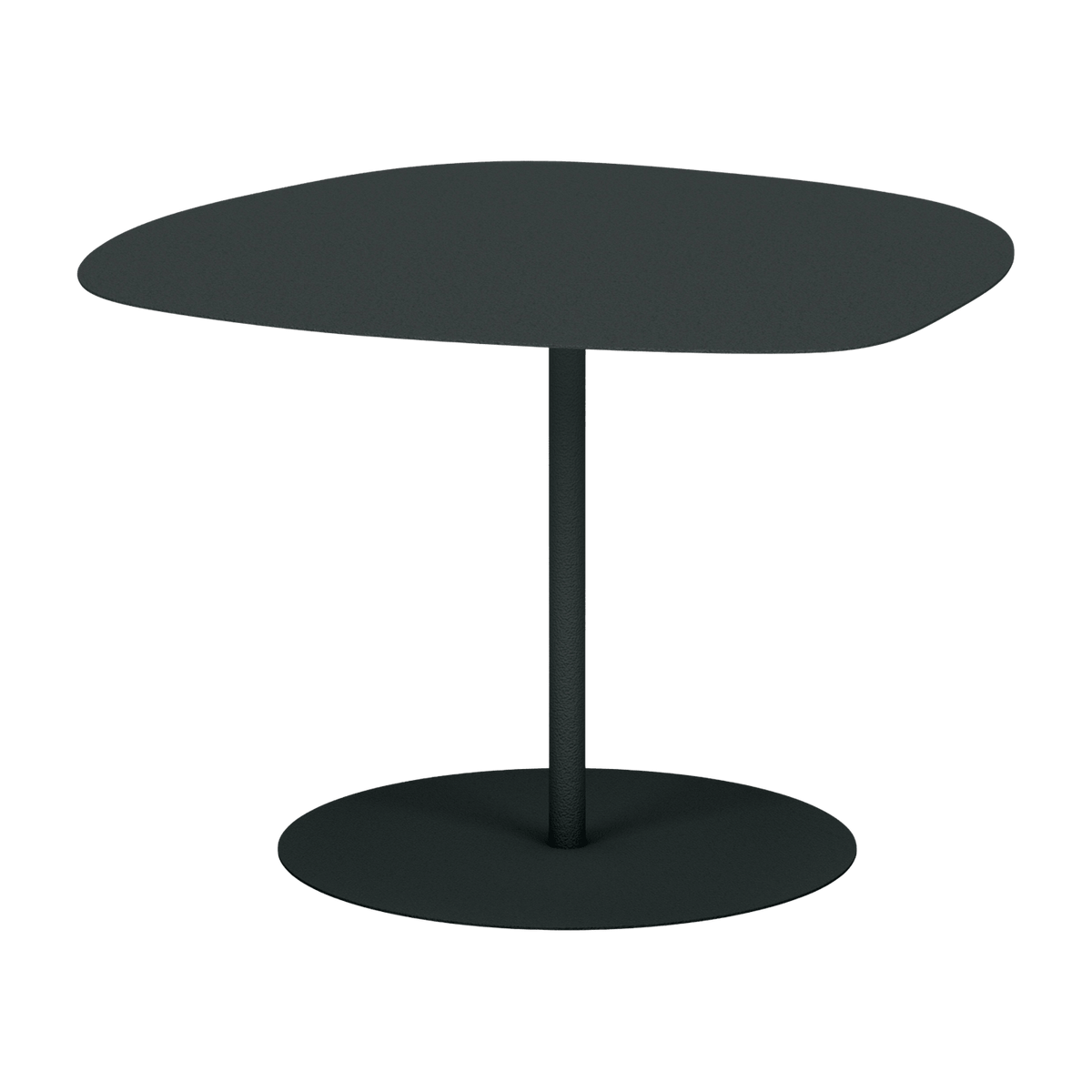 Table basse en acier mat anthracite 37 cm Galet 03 - Matière Grise - The Cool Republic