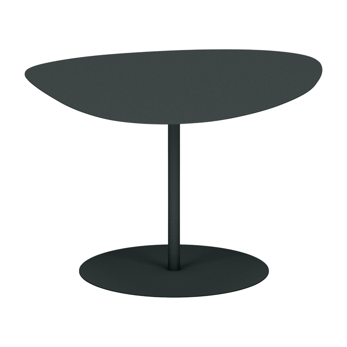 Table basse en acier mat anthracite 39 cm Galet 02 - Matière Grise - The Cool Republic