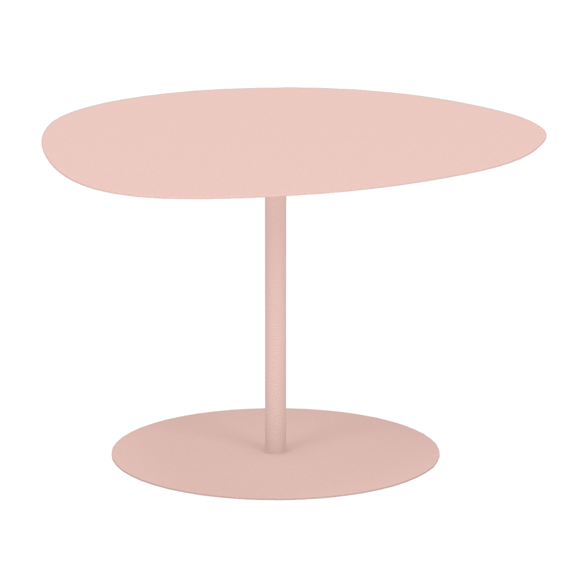 Table basse en acier mat baby pink 40 cm Galet 01 - Matière Grise - The Cool Republic