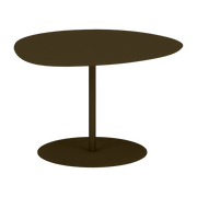 Table basse en acier mat bronze 40 cm Galet 01 - Matière Grise - The Cool Republic