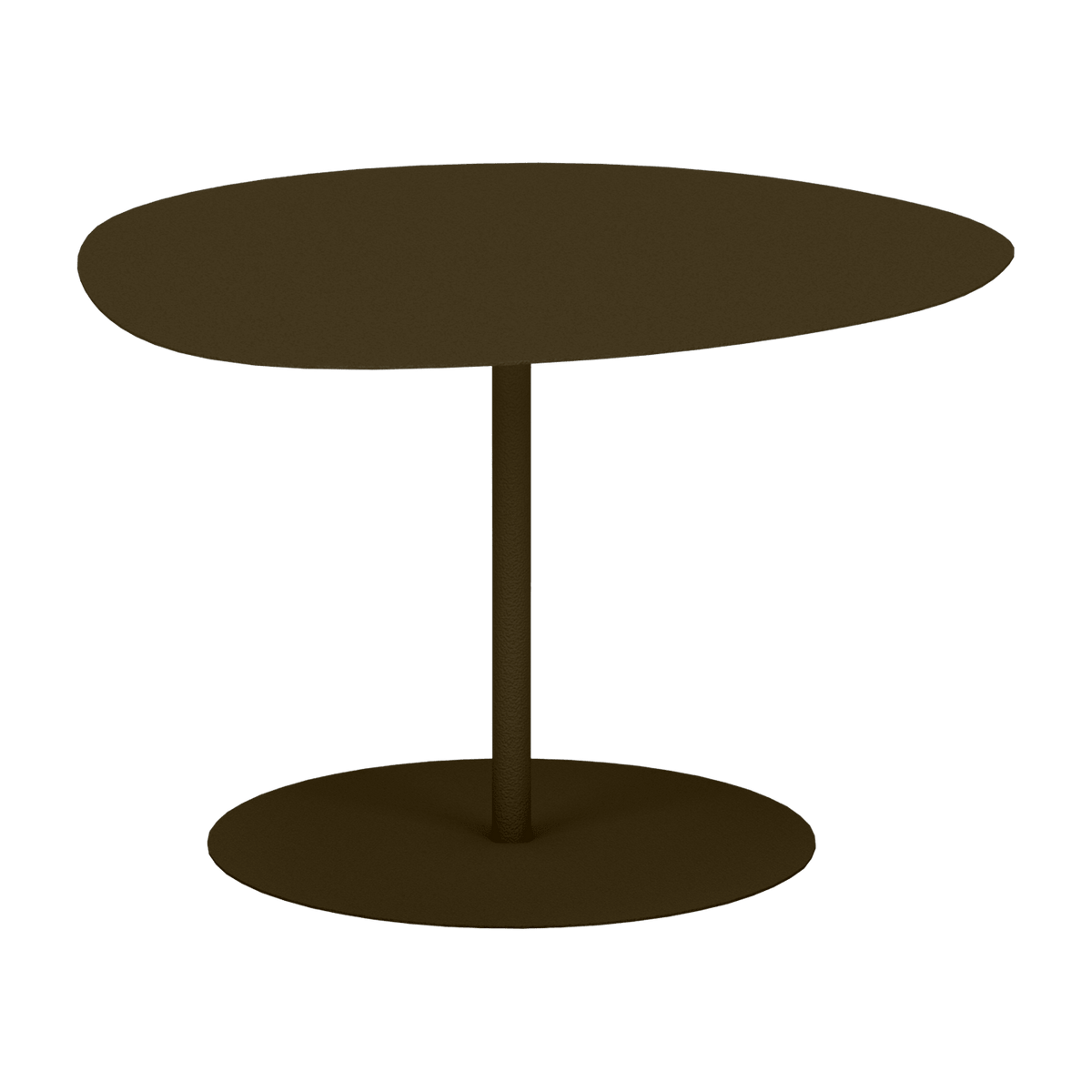Table basse en acier mat bronze 40 cm Galet 01 - Matière Grise - The Cool Republic