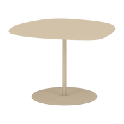 Table basse en acier mat crème 37 cm Galet 03 - Matière Grise - The Cool Republic
