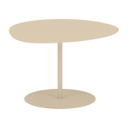 Table basse en acier mat crème 39 cm Galet 02 - Matière Grise - The Cool Republic