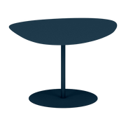 Table basse en acier mat denim 39 cm Galet 02 - Matière Grise - The Cool Republic