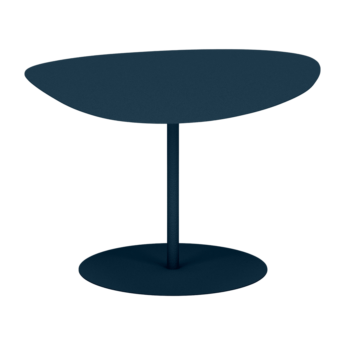 Table basse en acier mat denim 39 cm Galet 02 - Matière Grise - The Cool Republic