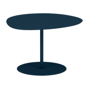 Table basse en acier mat denim 40 cm Galet 01 - Matière Grise - The Cool Republic
